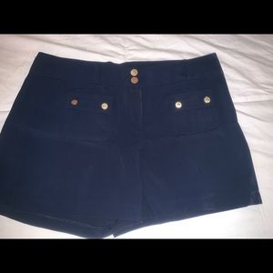 Cache navy blue shorts size 8